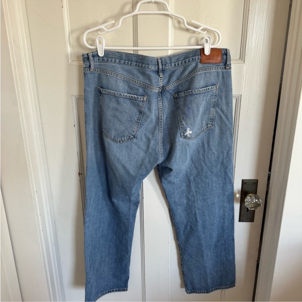CITIZENS OF HUMANITY
EMERY CROP RELAXED STRAIGHT JEANS - OLD
BLUE - Picture 13 of 14